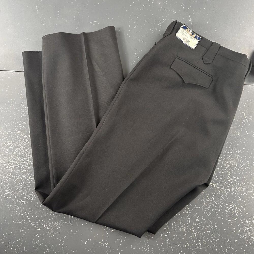 Circle S Pants Men 44 Black Western Unhemmed Ankle Color 41 " NWT